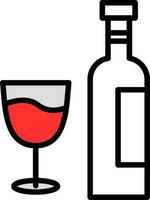 diseño de icono de vector de vino