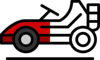 Go kart Vector Icon Design