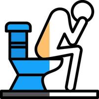 Diarrhea Vector Icon Design