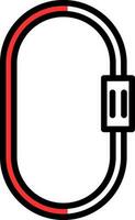 Carabiner Vector Icon Design