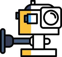 Action camera Vector Icon Design