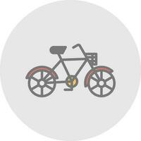 bicicleta estación vector icono diseño