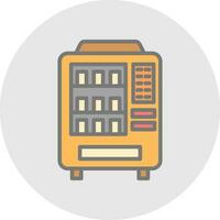 Vending machine Vector Icon Design