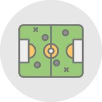 Football field Vector Icon Design