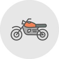 Motorbike Vector Icon Design