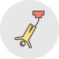 Bungee jumping Vector Icon Design