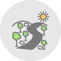 Forest Vector Icon Design