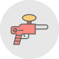 diseño de icono de vector de paintball