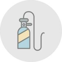 Oxygen tank Vector Icon Design