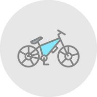 Mountain bike Vector Icon Design