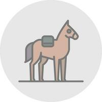 diseño de icono de vector de caballo