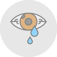 diseño de icono de vector de conjuntivitis