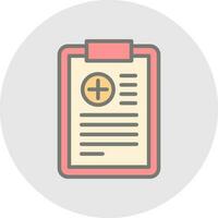 Medical prescription Vector Icon Design