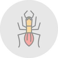 diseño de icono de vector de insecto