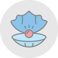 Clam Vector Icon Design