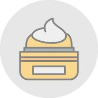 Cream Vector Icon Design