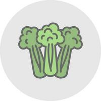 Celery Vector Icon Design