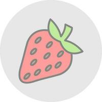 Strawberry Vector Icon Design