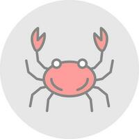 Crab Vector Icon Design