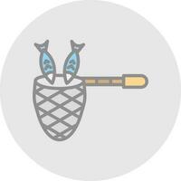 Fishing net Vector Icon Design