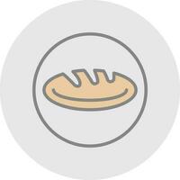 Bread Vector Icon Design