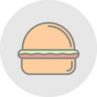 Hamburger Vector Icon Design