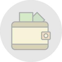 Wallet Vector Icon Design