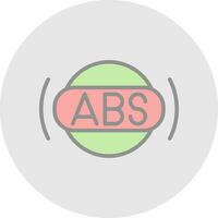 diseño de icono de vector abs