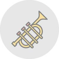 Trumpet Vector Icon Design