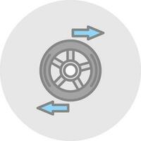 Wheel alignment Vector Icon Design