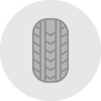 Tire Vector Icon Design