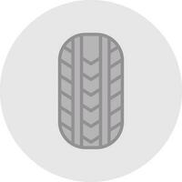 Tire Vector Icon Design