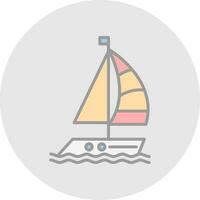 Boat Vector Icon Design