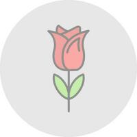 Tulips Vector Icon Design