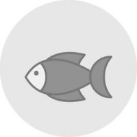 diseño de icono de vector de pescado