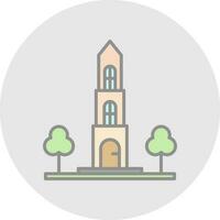 Dom tower Vector Icon Design