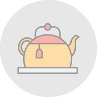 Teapot Vector Icon Design