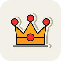 Crown Vector Icon Design