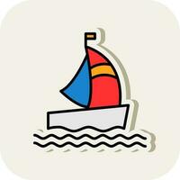 Boat Vector Icon Design