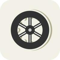 Wheels Vector Icon Design