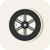 Wheels Vector Icon Design