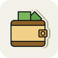 Wallet Vector Icon Design