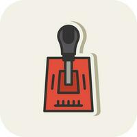 Gearshift Vector Icon Design