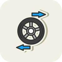 Wheel alignment Vector Icon Design