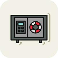 Safe box Vector Icon Design