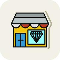 Jewelry shop Vector Icon Design