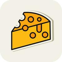 diseño de icono de vector de queso