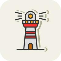 Lighthouse Vector Icon Design