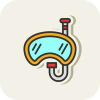 Aqualung Vector Icon Design