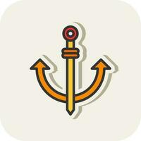 Anchor Vector Icon Design